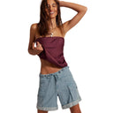 Chic Lace Top with Playful Ruffle Design