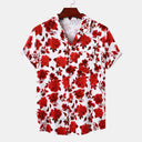 Floral Print Women's Short Sleeve Top