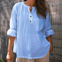 Chic Women's Blouse with Button Placket