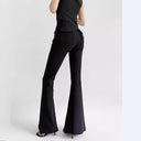 Chic Women's Flared Trousers in Stylish Design