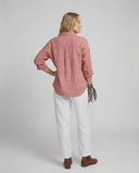 Chic Loose Fit Linen Blouse for Women