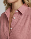 Chic Loose Fit Linen Blouse for Women