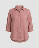 Chic Loose Fit Linen Blouse for Women