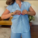 Chic Linen Blouse for Women