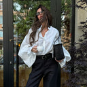 Chic Blouse with Statement Sleeves