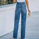 Women's Stylish Ripped Flared Jeans