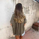 Women's Eyelet Pattern Short-Sleeve Blouse
