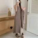 Chic Long Sleeve Maxi Knit Dress for Women