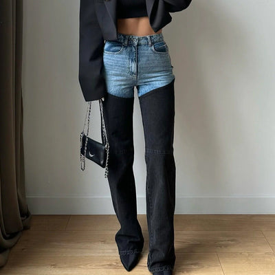 Women's Innovative Hybrid Design Jeans for a Flattering Fit