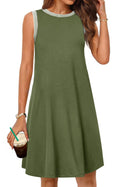 Trendy Striped Women's Dress with Relaxed Fit