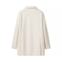 Chic Faux Fur Blazer with Functional Pockets