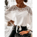 Ladies Lace-Trimmed Blouse with Chic Design