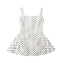 Chic Polka Dot Women's Short Dress