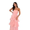 Chic Ruffle Detail Maxi Dress for Women