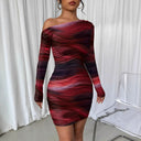 Chic Women's Asymmetrical Mini Dress