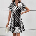 Polka Dot Ruffled Dress for Women