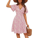 Floral Patterned Women's Summer Dress