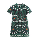 Floral Collared Women's Dress Design