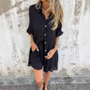 Chic Women's Blouse and Shorts Ensemble