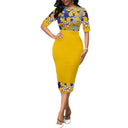 Chic Floral Midi Dress with Flowy Hem