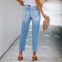 Trendy Women's Distressed Jeans with Modern Fit