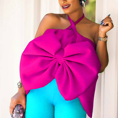 Stylish Ladies Blouse with Bow Detail