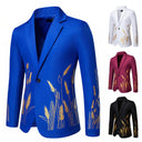Artistic Floral Pattern Women's Blazer