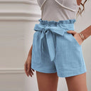 Chic Solid Cotton Shorts for Everyday Wear