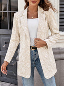 Floral Embroidered Women's Blazer