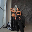 Stylish Glitter Palazzo Pants for Women