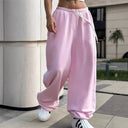 Women's Relaxed Fit Leisure Pants with Elastic Waistband