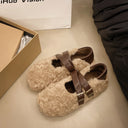 Adjustable Strap Women's Plush House Slippers