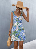 Chic Floral Spaghetti Strap Dress for Women