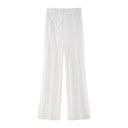 Floral Lace Palazzo Pants for Women