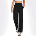 Women's Relaxed Fit Leisure Pants with Side Pockets
