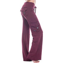 Women's Stylish Cargo Pants with Elastic Waistband