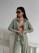 Chic Women's Blouse in Airy Fabric