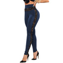 Stylish High-Waisted Leggings with Trendy Print
