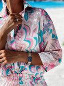 Unique Patterned Ladies Blouse for Effortless Style