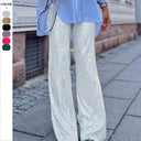 Sequined High-Waist Palazzo Pants for Women