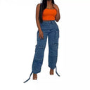 Stylish Women's Cargo Pants with Side Pockets