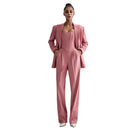 Chic Women's Blazer with Stylish Waist Belt