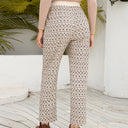 Chic Women's Leisure Pants with Stretchy Waistband