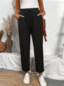 Chic Women's Lounge Pants with Elastic Waistband
