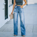 High-Waist Wide-Leg Jeans for Women
