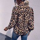 Chic Leopard Print Blouse for Women