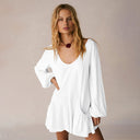 Chic Women's Sleeveless V-Neck Wrap Dress