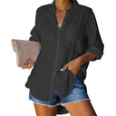 Chic Women's Blouse in Airy Fabric