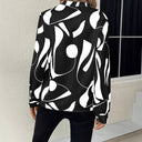 Chic Women's Blouse with Contemporary Design