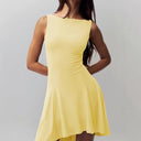 Asymmetrical Hem Body-Con Dress for Women